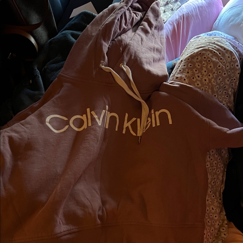 Calvin Klein Mauve Hoodie
